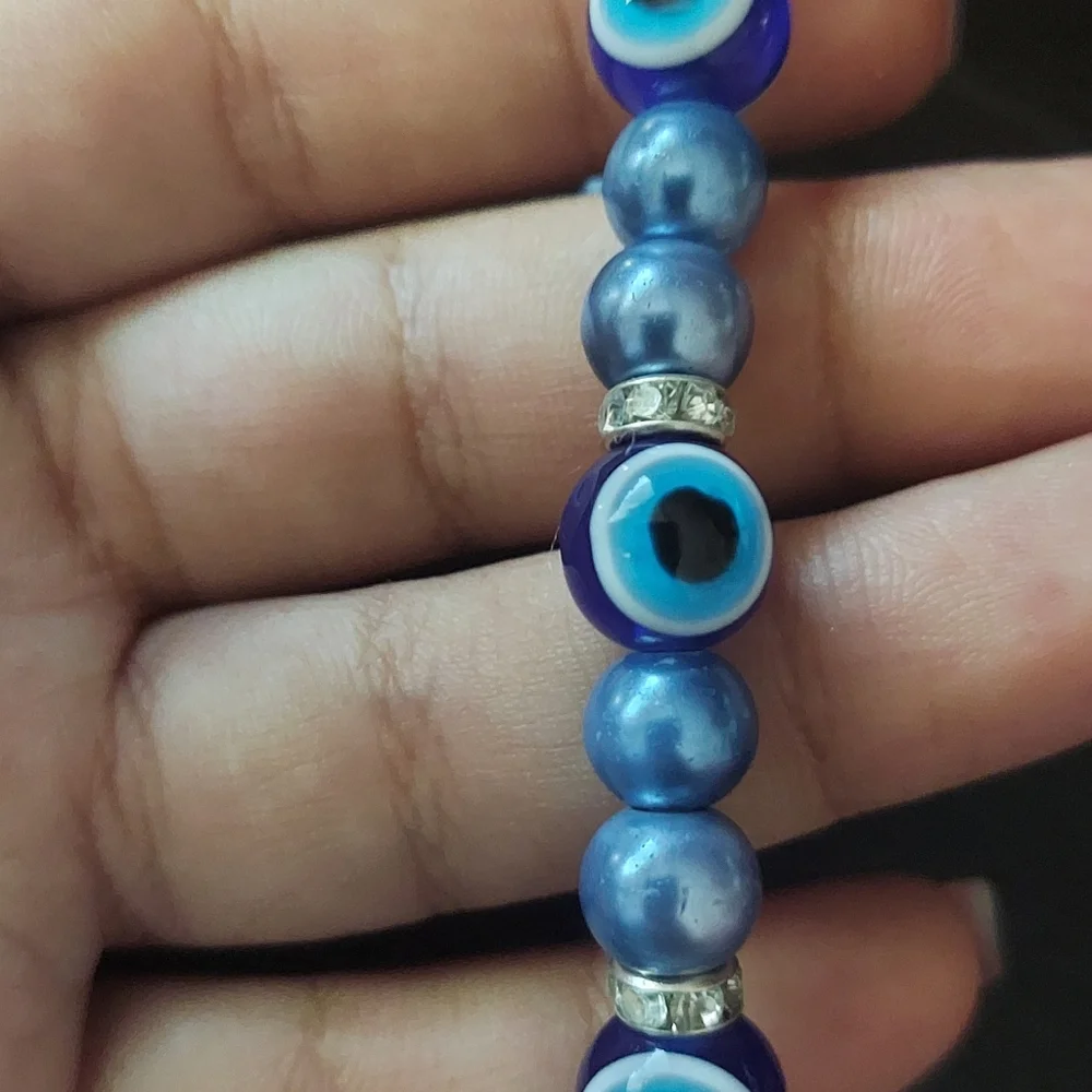 Blue Evil Eye Bracelet - Picture 5 of 8